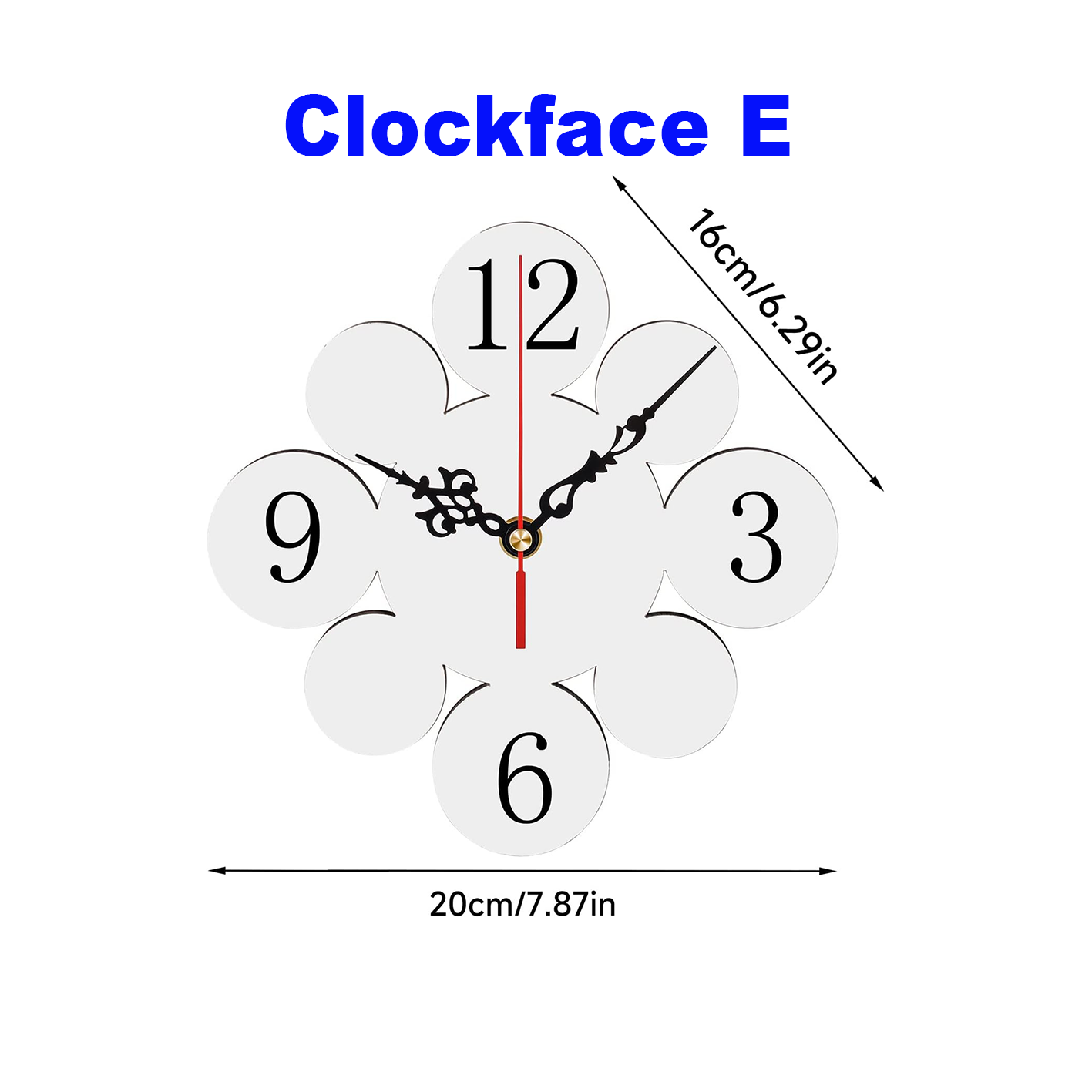 Personalised Clocks of all shapes and sizes