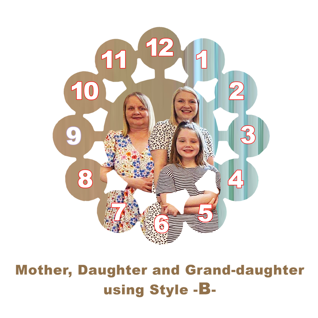 Personalised Clocks of all shapes and sizes
