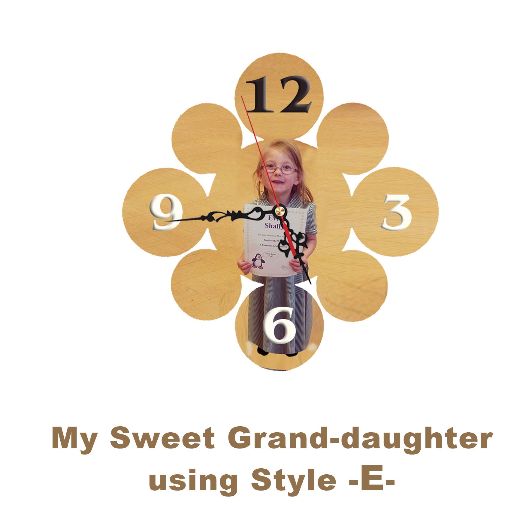 Personalised Clocks of all shapes and sizes